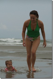 Aunt Kim and Caroline in the Water2