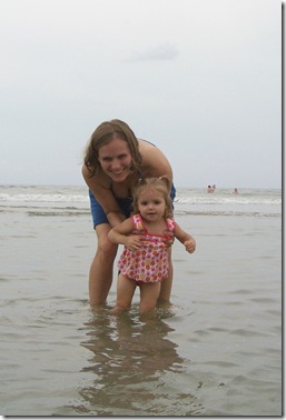 Mommy & Caroline in the Water