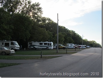 Nebraska Tailwater Campground at Lewis & Clark Lake, across the dam from Yankton, SD