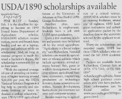 USDA Scholarship