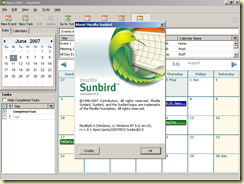 sunbird-about-window