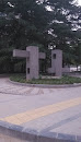郑州高新区门闩雕塑