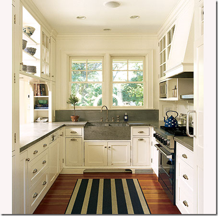 this small galley kitchen.