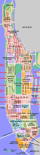 New York City Manhattan neighbourhoods