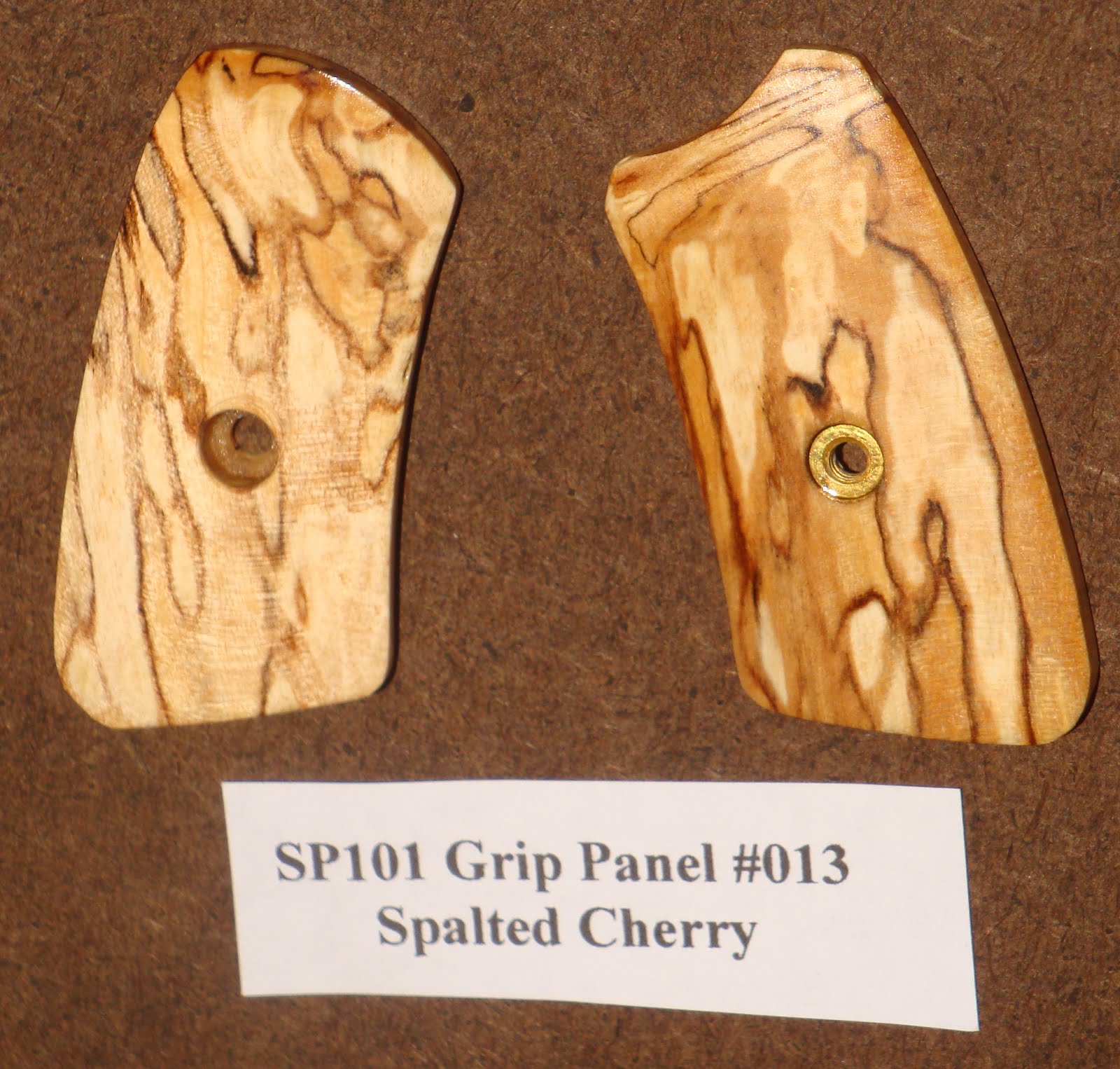 Tim's Spalted Cherry Grip Panels for Ruger SP101 013