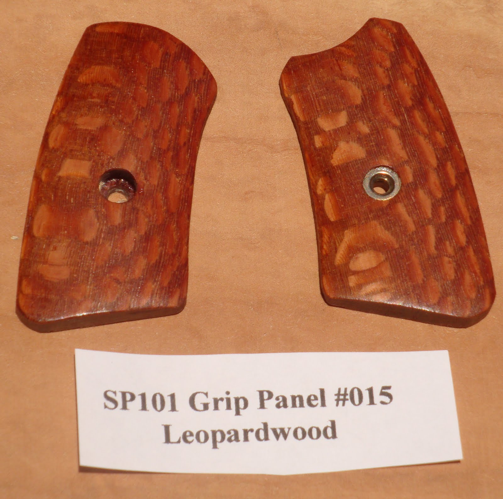 Tim's Leopardwood Grip Panels for Ruger SP101 015