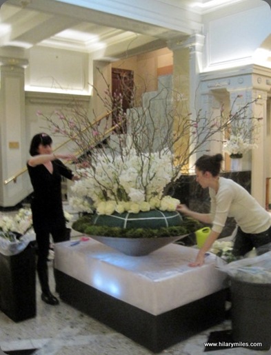 hilary miles working on arrangement