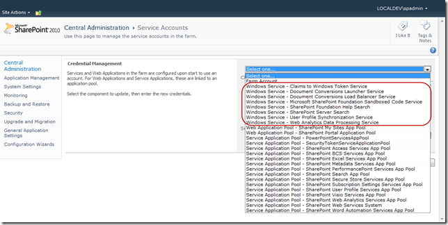 Configure Service Accounts Configure Service Accounts