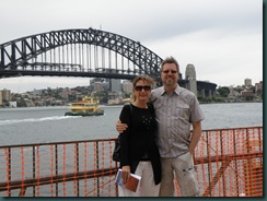 Trötta och frusna men lyckliga – äntligen i Sydney!