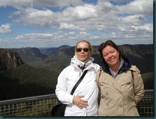 Eva och Anki i Bkue Mountains