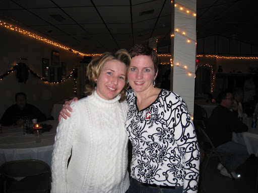 Kim and Shelley at the Cooper HS Christmas dinner