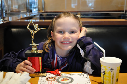 Natalie displays her awards from the Derby Classic - Louisville, KY