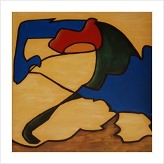 Peintures contemporaines cubistes modernes
