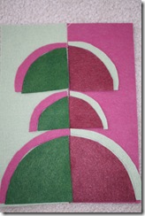 Chinese Gong in Felt