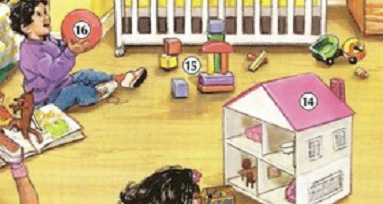14. dollhouse 15. blocks 16. ball children%20bedroom%20%204 Picture Dictionary