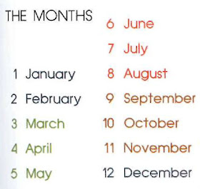 grey <!  :en  >THE CALENDAR: Year, Months, Seasons, Time<!  :  > dictionary children 