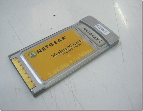 แจกไดรเวอร์ Wireless Card PCMCIA ยี้ห้อ Netwear รุ่น WG511