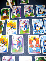 A poor photo of some of the lovely cards from Pinguin Party