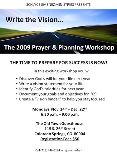 '09 Prayer & Planning Worshop