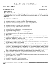 matriz 5º teste sociologia 08-09