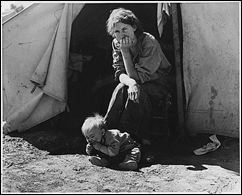 18-Year Old Mother from Oklahoma During the Great Depression