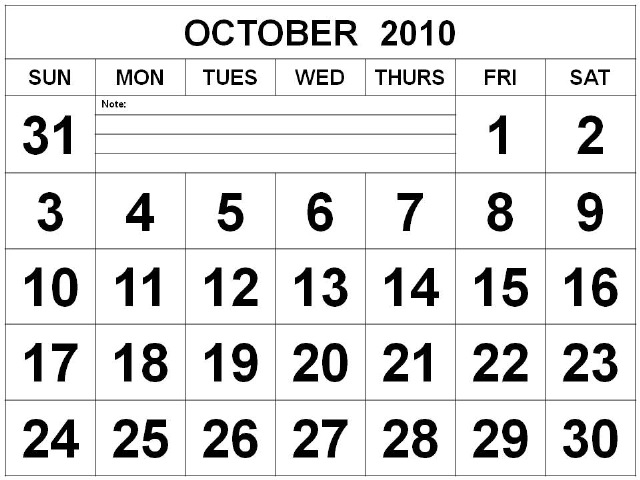 [O1 Free October 2010 Calendar Black and White.jpg]