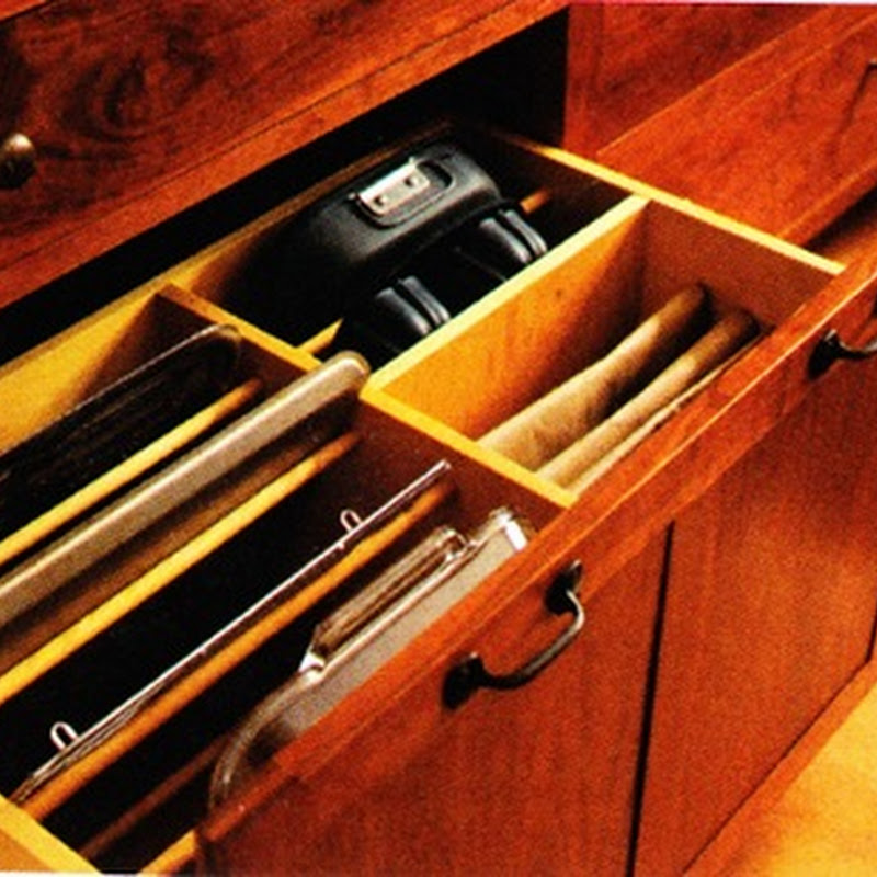 Kitchen: Vertical Storage Option Series Part one -pullout drawer storage