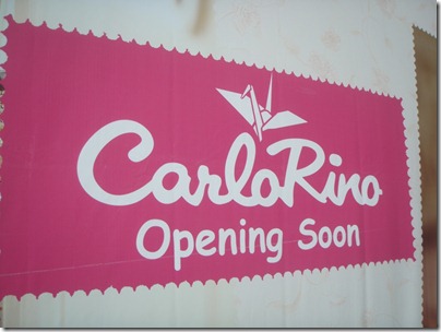Carlo Rino.. Opening Soon