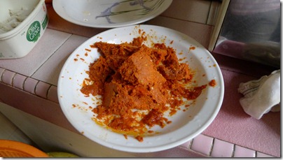 Homemade chili paste, Sambal