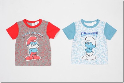 Baby Smurf Print Shirt 07 - HKD 119