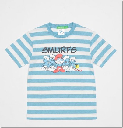 Boy Smurf Print Tee 05 - HKD 99-119