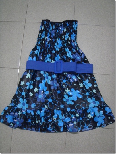 black blue tube dress