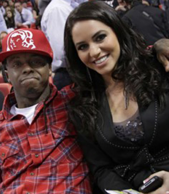 Lil Wayne no jogo do Miami Heat vs. Indiana Pacers em Maimi Lil Wayne no jogo do Miami Heat vs. Indiana Pacers em Maimi