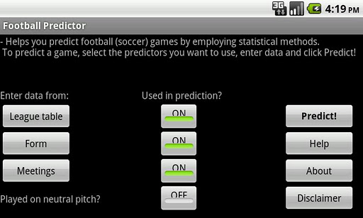 Football Predictor