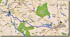 map to sadlers creek