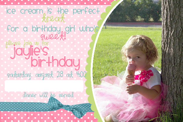 Jaylie's B-Day Invite 2 Jaylie's B-Day Invite 2