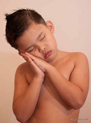 Sleeping baby eywe