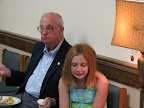 James Oakley and his great-granddaughter