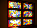 Stained glass windows - East