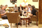 Members of St. Andrew's enjoy lunch at the Church Celebration