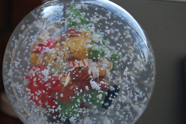 Christmas snow globe