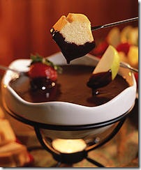 Fondue de chocolate