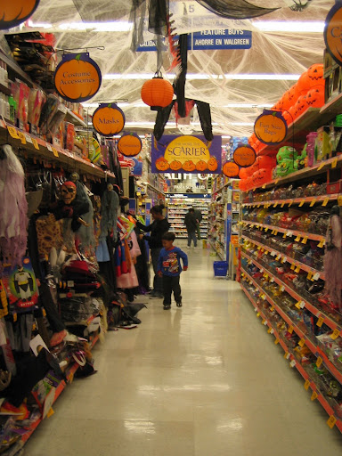 supermarket at halloween