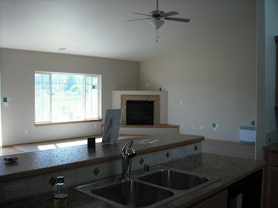 Looking out at the Great Room from the Kitchen