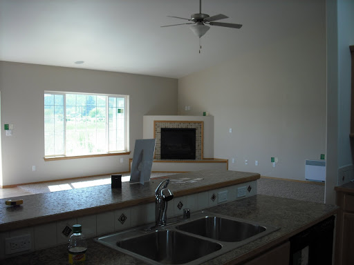 Looking out at the Great Room from the Kitchen
