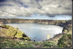 Blue lake