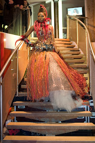 D&eacute;fil&eacute; de robe du cr&eacute;ateur Nicolas Fafiote pour l'ouverture du festival "D'un monde &agrave; l'autre"....