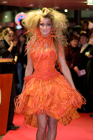 D&eacute;fil&eacute; de robe du cr&eacute;ateur Nicolas Fafiote pour l'ouverture du festival "D'un monde &agrave; l'autre"....