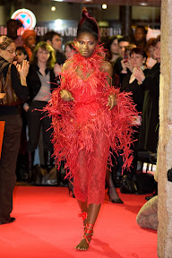 D&eacute;fil&eacute; de robe du cr&eacute;ateur Nicolas Fafiote pour l'ouverture du festival "D'un monde &agrave; l'autre"....