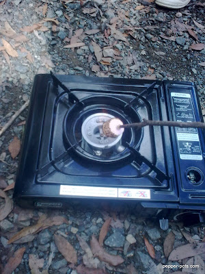 Marshmallows on the Camp Stove Marshmallows on the Camp Stove